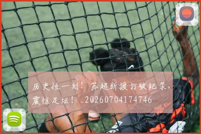 历史性一刻！苏超新援打破纪录，震惊足坛！_20260704174746